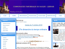 Tablet Screenshot of paroisse-saulieu.fr
